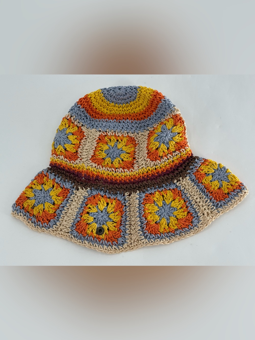 Peter Grimm Granny Square Bucket Hat